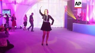 Foreign ministry spokeswoman dances to folk song [upl. by Electra]