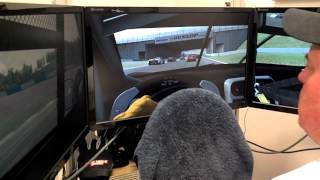 SimRacing Monitor Placement and FieldofView demonstrated using iRacingcom [upl. by Dosi]