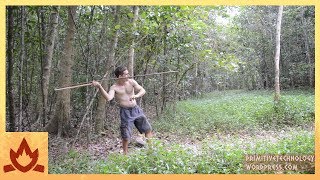 Primitive Technology Spear Thrower [upl. by Alleunamme]