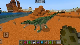 Dianasours Time ADDON in Minecraft PE [upl. by Andrus686]