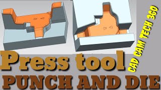 NX sheet metal  press tool  Forming tool  NX CAD tutorial [upl. by Hbahsur949]