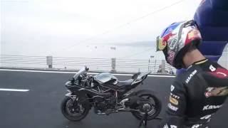 Top Speed Kawasaki H2R  400kmh by Kenan Sofuoglu [upl. by Anailuj900]