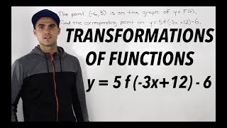 MHF4U Unit 1 Test 1 Knowledge Section Question 1  Transformation of Functions [upl. by Yr]