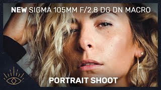 Sigma 105mm f28 DG DN Macro  BTS PORTRAIT SHOOT [upl. by Akenal914]