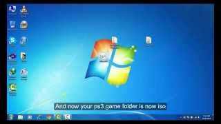 How to Convert PS3 Game Folder into ISO File [upl. by Nagard]