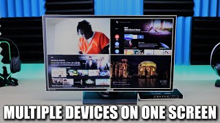 STREAMING ON 4 DEVICES ON ONE SCREEN  HOW TO ADD AN HDMI MULTIVIEWER FOR YOUR STREAMING SETUP [upl. by Nesline]