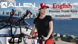 Allen Sports Premier Trunk Mount Bike Rack Installation [upl. by Erreid]