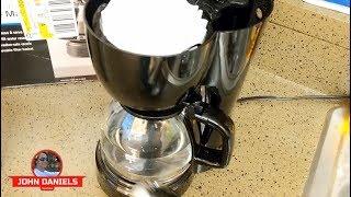 Review  Cheap Coffee Maker  Walmart Mainstays 5 Cup [upl. by Essirahc179]