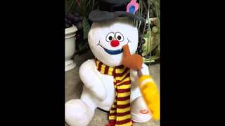 Gemmy Frosty the Snowman Animated Singing Christmas Plush [upl. by Lorollas92]