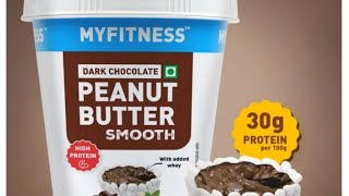 Best dark chocolate peanut butter review Mera healthly breakfast and snacking partnersmyfitness [upl. by Thorlay]