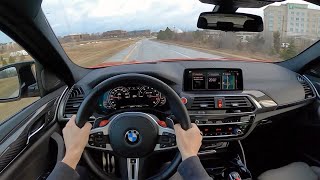 2020 BMW X4M Competition  POV First Impressions [upl. by Syah126]