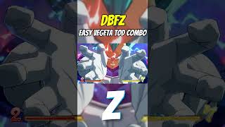 DBFZ Easy Vegeta Blue TOD Death Combo Inspired By ZeirzCerty  Dragon Ball FighterZ [upl. by Sivek702]