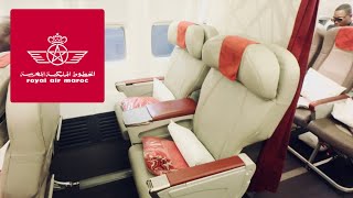 ROYAL AIR MAROC BUSINESS CLASS PRODUCT [upl. by Gnet]