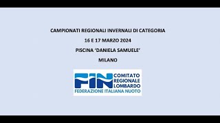 Campionati Regionali Invernali Di Categoria  Milano 2024 Domenica mattina [upl. by Tray]