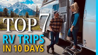 Top 7 Unforgettable RV Trips in the USA In 10 days [upl. by Vasiliki]