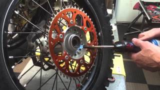 Howto Change Motorcycle Wheel Bearings amp Seals [upl. by Ylrebme]