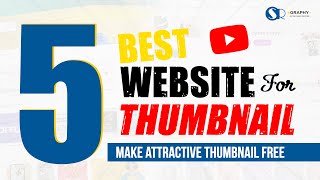 5 Website to Design youtube thumbnail  How to Design Youtube Thumbnail Like Professional [upl. by Eniowtna]