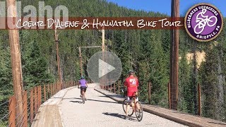 Idaho Coeur dAlene amp Hiawatha Bike Tour [upl. by Mun]