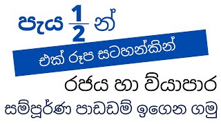 රජය හා ව්‍යාපාර සම්පුර්ණ පාඩම එක රුප සටහනකින්  AL BUSINESS STUDIES IN SINHALA  BUSINESS STUDIES [upl. by Hoenack85]