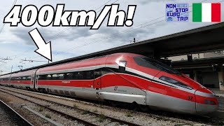 Italys FLAGSHIP Highspeed Train  Venice to Milan on the Frecciarossa 1000 [upl. by Aehtna]