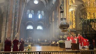 The Botafumeiro at the Santiago de Compostela Cathedral [upl. by Bullivant]