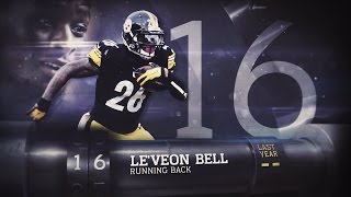 16 LeVeon Bell RB Steelers  Top 100 Players of 2015 [upl. by Russian]