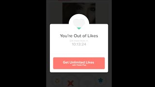 Tinder Plus for FREE  Unlimited Likes Tutorial [upl. by Ykcub820]