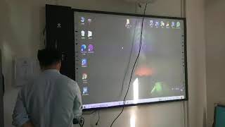 How to connect windows10 laptop with smart board  install whiteboard software and calibration [upl. by Harmon438]