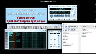 DEMO  VanBascos Professional Midi  Karaoke Player Program [upl. by Dnomyaw]