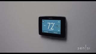 Tap into home comfort with Sensi™ Touch smart thermostat [upl. by Airdnalahs]