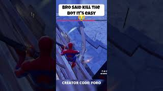 Bots are easy to kill ahhh fortnite shorts [upl. by Shiverick]