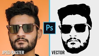 How to Convert Image into Vector in Photoshop [upl. by Zipah]