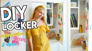 Back to School DIY Locker Decor amp Organization 2018 How To DIY Ideas amp Projects [upl. by Charmian]