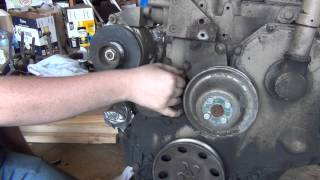 Cummins 4BT Water Pump Replacement [upl. by Conley529]