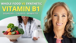 Whole Food vs Synthetic Vitamins  Vitamin B1  Dr J9 Live [upl. by Laws]