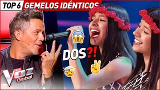 ¿Quién es quién 😱 GEMELOS IDÉNTICOS en La Voz [upl. by Kingston339]