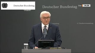 Bundesversammlung wählt Steinmeier zum Bundespräsidenten [upl. by Ahsille]