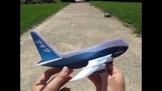 Boeing 747 VS Concorde styrofoam airplanes [upl. by Darra535]