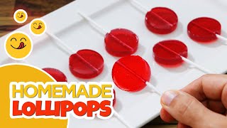 Lollipops Recipe  How to Make Homemade Lollipops [upl. by Ahsem20]