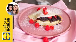 Bezlaktózové palacinky s makom 🥞  Beautifood  Kuchyňa Lidla [upl. by Yesnyl]