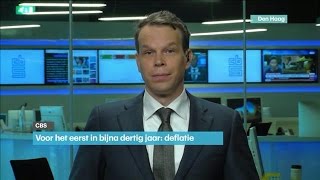 Negatieve inflatie in Nederland  RTL Z NIEUWS [upl. by Ardiedak]