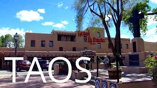 A Tour of Downtown Taos New Mexico [upl. by Jablon]