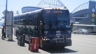 Sound Transit 2010 MCI D4500CL  9727 [upl. by Ymled]