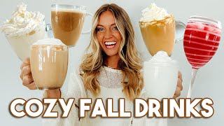 5 Cozy Fall Drink Ideas 2022  Easy Recipes to Make At Home [upl. by Eelydnarb]