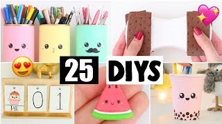 MAKING 25 AMAZING DIY Slimes Squishies amp Room Decor COMPILATION [upl. by Sibie]