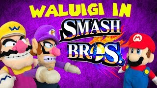 Waluigi In Smash Bros  Super Mario Richie [upl. by Sirroned]