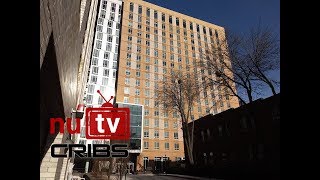 NUTV Cribs East Village  Northeastern University Dorm [upl. by Lekar712]