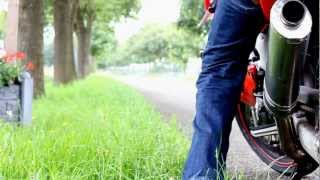 Honda VTR 1000 Firestorm  Superhawk  Laser exhaust  Engine sound only [upl. by Hsemin511]