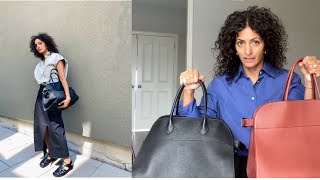 THE ROW MARGAUX BAG REVIEW [upl. by Llewen698]