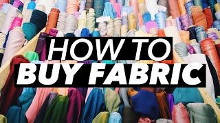 How to Buy Fabric Terminology amp Shopping Tips  WITHWENDY [upl. by Clapper]